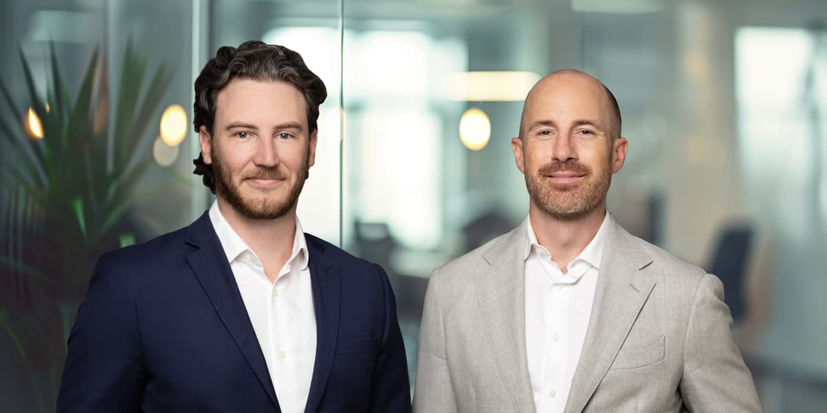 Devon Noble and Sean Smith, founders of Freedom10